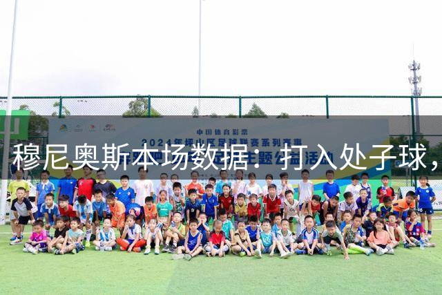 穆尼奥斯本场数据：打入处子球，4射1正，1次关键传球，评分7.4分